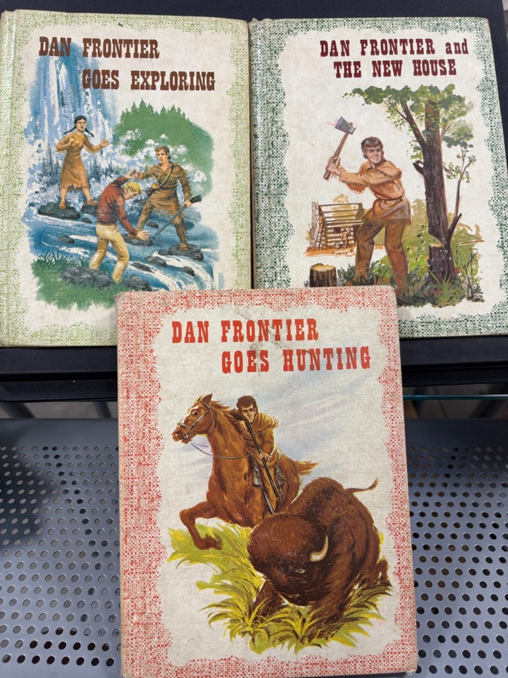 Set of 3 Vintage Dan Frontier Books by William Hurley